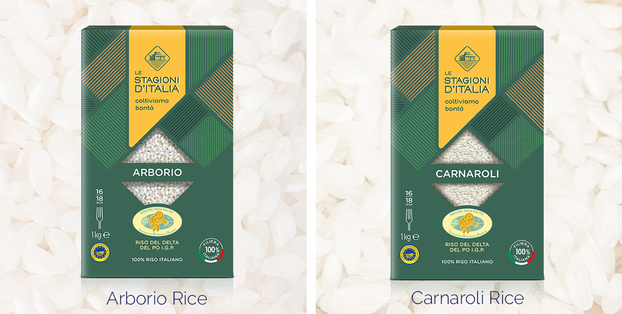Arborio and carnaroli rice